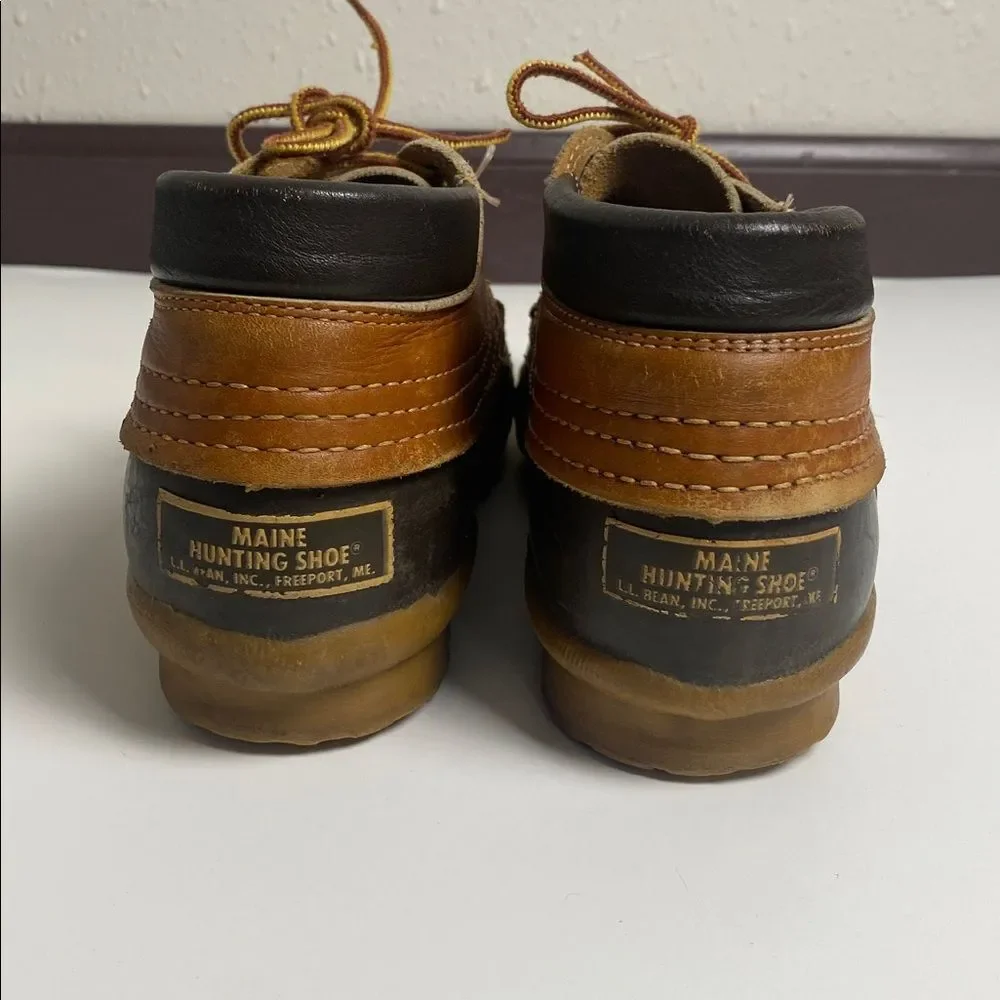 Maine Hunting Shoes Leather Duck Boots | Made In USA | Men's Size 7